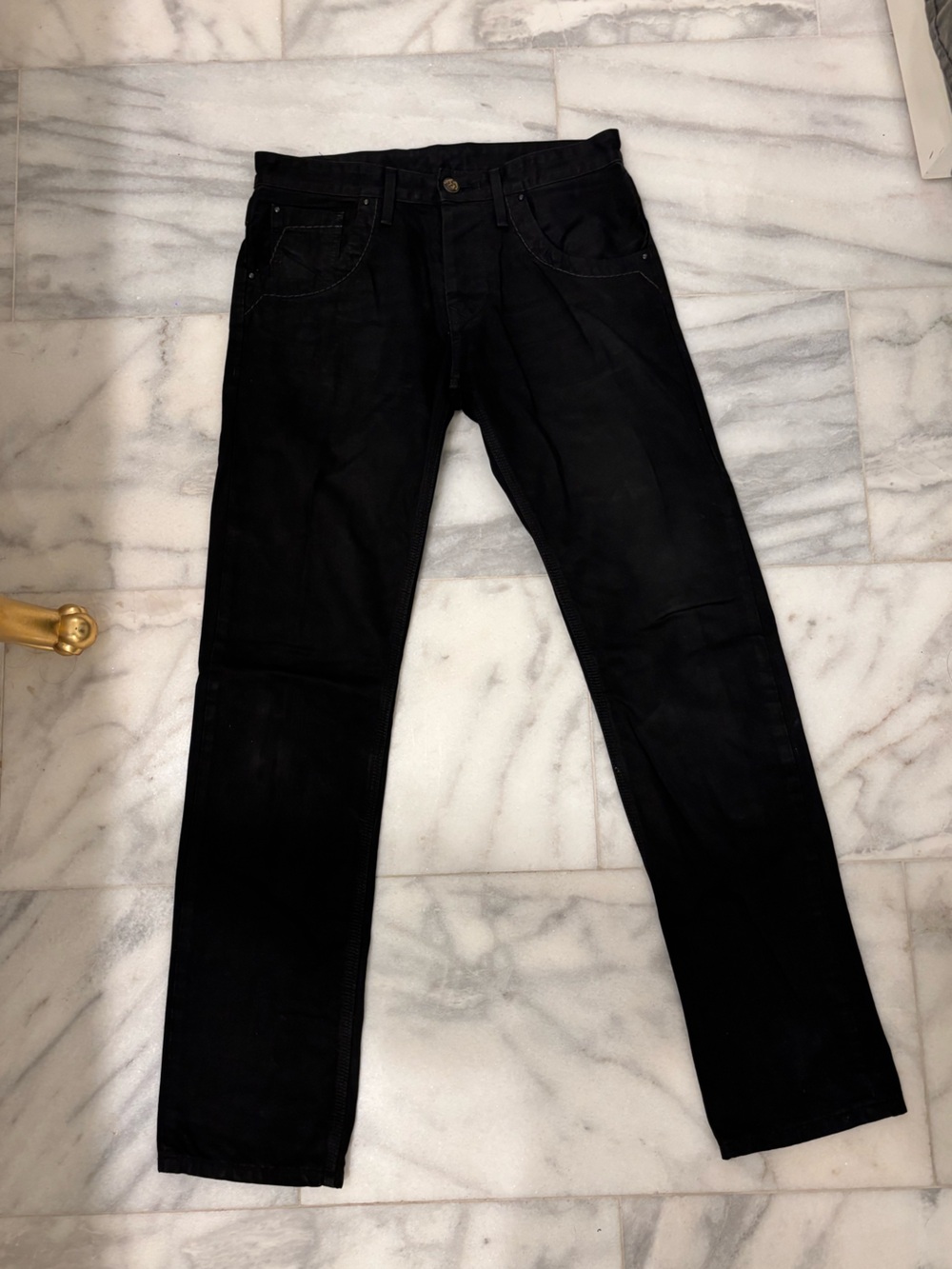 Pepe Jeans Black Men's Straight-Leg Jeans